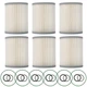 Diesel Fuel Filter Set FS19915 for Detroit DD13 DD15 ISX15 6PCS with O-rings