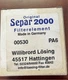 SEPAR 2000 Filter element # 00530 for SWK2000-5 fuel/water separator 30 micron