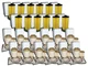 12 OIL FILTERS & 12 FUEL FILTER SETS FOR FORD 6.0L TURBO DIESEL -REPLACES FD4604