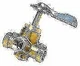 SEACHOICE Fuel Line 3 Way Valve, 3/8" X 3/8" X 3/8" NPT