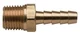 Moeller Brass Hose Barb 1/8" NPT Male x 3/8"