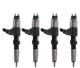 4X 095000-6320 COMMON RAIL FUEL INJECTOR compatible JOHN DEERE RE546783 RE531210