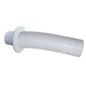 Trident 10' Stern Flex Hose with Transom Flange White #TFK-10W