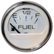 Faria Chesapeake SS White Fuel Gauge #13801