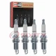 4 pc Champion Iridium 9809 Spark Plugs for QC8WEP IZFR6F11 4757 Ignition yx