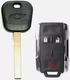 GM REPLACEMENT TRANSPONDER CHIP Chevy BowTie Logo KEY + Remote Fob M3N-32337100