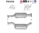 AS FD1019 soot/particulate filter, exhaust system for Suzuki