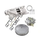 SBF Ford 289 Holley 600cfm, Edelbrock 2121 intake w/Gaskets, & Air Cleaner Combo