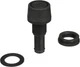 Attwood Marine Straight Fuel Tank Vent 1607-3 Polypropylene, Black