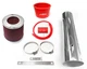 AirX Racing Red Air Intake System Kit For 1PC 2006-2008 Honda Ridgeline 3.5L V6