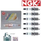 6 Pcs Spark Plugs NGK Laser Iridium 2001-2002 Acura CL 3.2L V6 J32A2 Kit