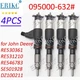 4PCS 095000-6320 Diesel Fuel Injector 095000-6321 for  John Deere RE530361