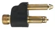 Moeller 334776 Marine Fuel Tank NPT Connector (Mercury, 1/4", Male, Two Prong Cl