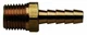 Moeller Brass Fuel Line Male Threaded Hose Barb Female 3/8X1/8NPT 033434-10
